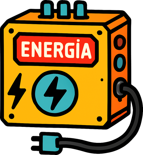 caja de energia electronica.
In-Game asset.  2d.  High contrast.  No shadows