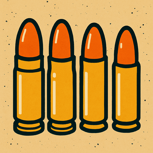 balas.
In-Game asset.  2d.  High contrast.  No shadows