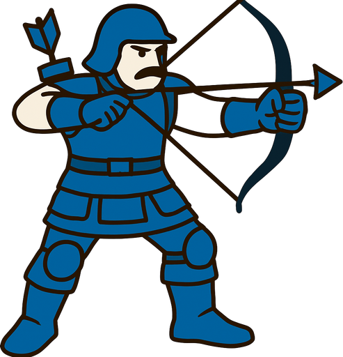 koyu kahverengi olan bütün zırhı kaskı yayı ayakkabıyı eldiveni mavi renk yapar mısın