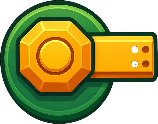 Crea la Torre Rapid en un estilo 2D renderizado, limpio y cartoonish, con contornos claros y definidos, colores vibrantes con transiciones suaves, y sombreado que da volumen a sus superficies superiores.
La perspectiva debe ser VISTA CENITAL (totalmente desde arriba). Esto significa que la torre se verá como si estuviera siendo observada directamente desde arriba, con los detalles de su parte superior siendo prominentes.
La base de la torre debe ser circular para permitir un movimiento de cañón cómodo. Los múltiples puntos de disparo pequeños deben estar orientados hacia la DERECHA.
La torre debe tener un perfil bajo y la menor cantidad de relieve vertical posible para facilitar una rotación fluida en la animación..
In-Game asset.  2d.  High contrast.  No shadows