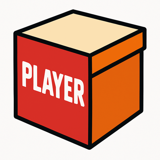 playerbox.
In-Game asset.  High contrast.  No shadows