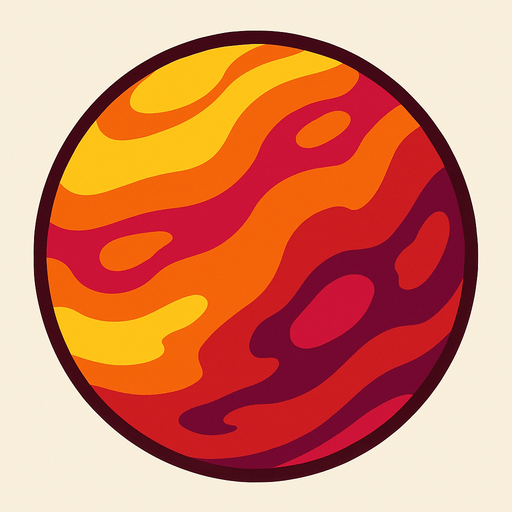Planet.
In-Game asset.  2d.  High contrast.  No shadows
