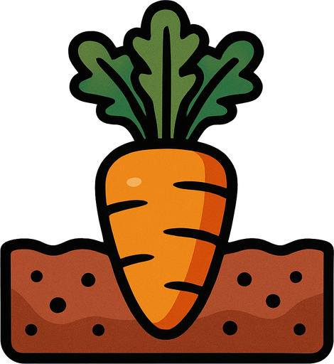 Yetişen yiyecek.
In-Game asset.  2d.  High contrast.  No shadows