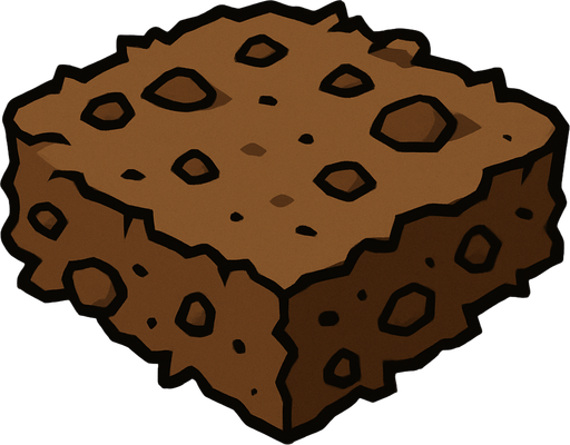 Dirt.
In-Game asset.  2d.  High contrast.  No shadows