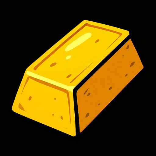 Oro.
In-Game asset.  2d.  High contrast.  No shadows