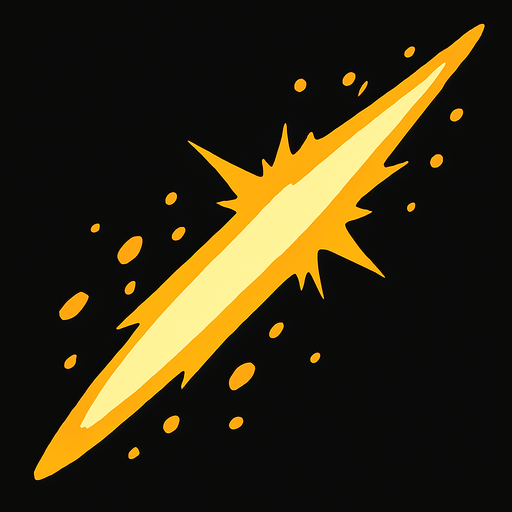 ışın.
In-Game asset.  2d.  High contrast.  No shadows