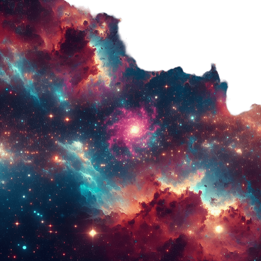 Background of space.
Single Game Texture. In-Game asset. 2d. Blank background. High contrast. No shadows.