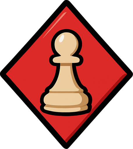 Just the diamond from this picture with the icon of a gambit in the center of it.