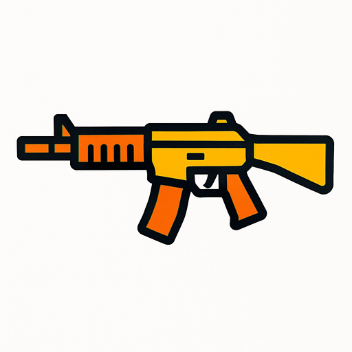 Silah.
In-Game asset.  2d.  High contrast.  No shadows