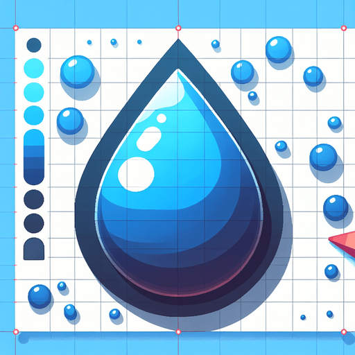 rain drop.
Single Game Texture.  In-Game asset.  2d.  Blank background.  High contrast.  No shadows