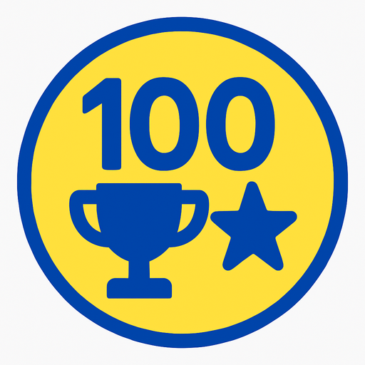 Icono de puntaje.
In-Game asset.  2d.  High contrast.  No shadows