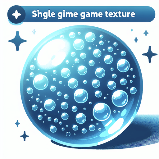shining sea bubble.
Single Game Texture.  In-Game asset.  2d.  Blank background.  High contrast.  No shadows