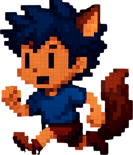 Corriendo pixelart