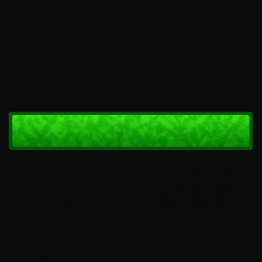 900x60 green health bar texture.
In-Game asset.  2d.  High contrast.  No shadows
