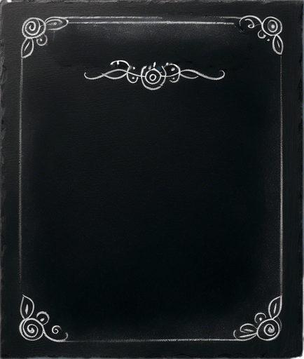 Word "POTION" in chalk in small caps