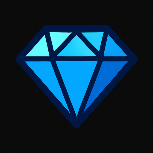 diamond.
In-Game asset.  2d.  High contrast.  No shadows