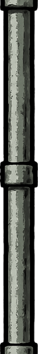dikey uzun metal boru/direk.
In-Game asset.  2d.  High contrast.  No shadows