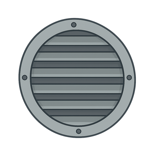 bir havalandırma kapağı. No background. Transparent background. Blank background. No shadows. 2d. In-Game asset. flat