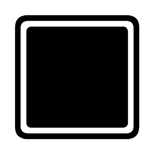 black block.
In-Game asset.  2d.  High contrast.  No shadows