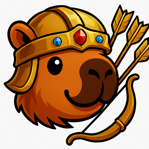 Has el casco dorado con gemas. Quitale la espada. Has un arco dorado y ponle 3 flechas doradas. Damela si fondo.