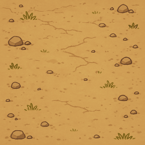dirt ground. rpg. 2d. no shadows.