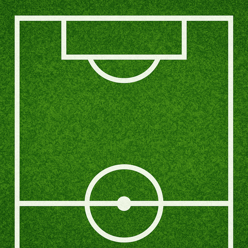 futbol sahası, penaltı noktası, gerçek çim görseli.
In-Game asset.  2d.  High contrast.  No shadows