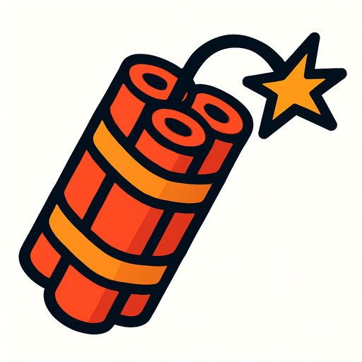 dynamite.
In-Game asset.  2d.  High contrast.  No shadows
