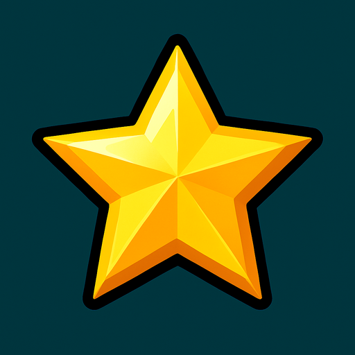 star.
In-Game asset.  2d.  High contrast.  No shadows
