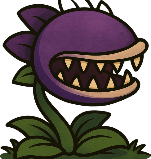 que sea morada y que no tenga  ojos