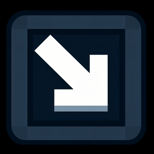 белая стрелочка вниз. Ровная.
Single Game Texture.  In-Game asset.  2d.  Blank background.  High contrast.  No shadows