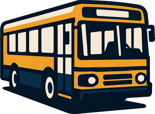Bus.
In-Game asset.  2d.  High contrast.  No shadows