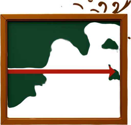 Change the center bumper on the table into a red line on the felt that ends in an arrow on the right side of the table.