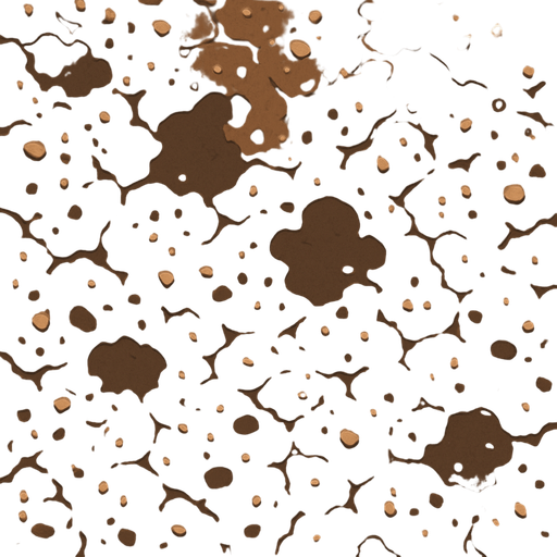 soil bird's eye view.
In-Game asset.  2d.  High contrast.  No shadows