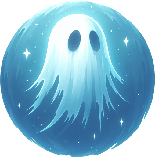 Floating ghost head
Single Game Texture. In-Game asset. 2d. Blank background. High contrast. No shadows.