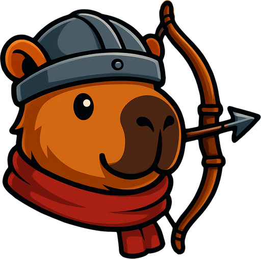 Cambia la resortera por un arco. Añade una bufanda y has el casco mas pequeño