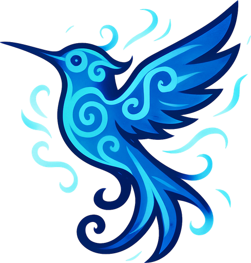 ephemeralHummingbird.
In-Game asset.  2d.  High contrast.  No shadows