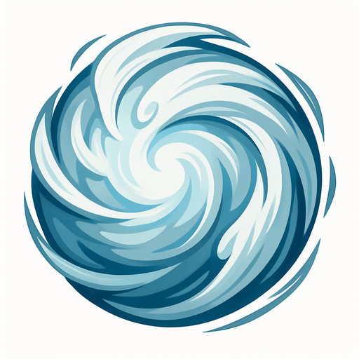 Air airball shout of a dragon. sphere. mixed grey with white & blue colors. HD colors
In-Game asset.  2d.  High contrast.  No shadows