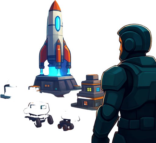 Fullscreen modern App Store landscape banner, 16:9, high definition, for a game titled "Galactic Colony Command" and with the description "Kendi uzay kolonini kur, kaynakları topla, otomasyon sistemleri geliştir ve diğer kolonilerle stratejik savaşlara girerek galaksinin hakimi ol!". No text on banner!