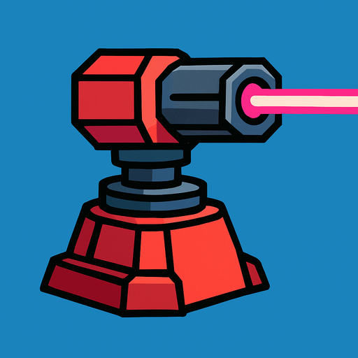 laserTowerAsset.
In-Game asset.  2d.  High contrast.  No shadows