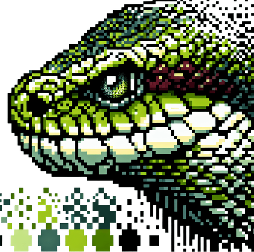 Snake head pixel
