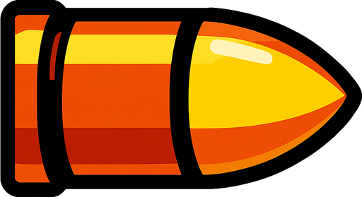 towerBullet.
In-Game asset.  2d.  High contrast.  No shadows