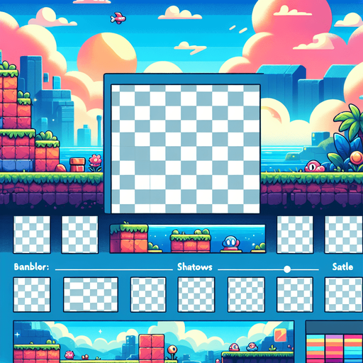 2D Platformer Background..
Single Game Texture. In-Game asset. 2d. Blank background. High contrast. No shadows.