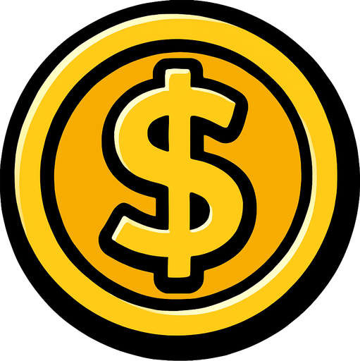 Coin.
In-Game asset.  2d.  High contrast.  No shadows