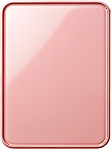 clean pink enamel board witha very thin border