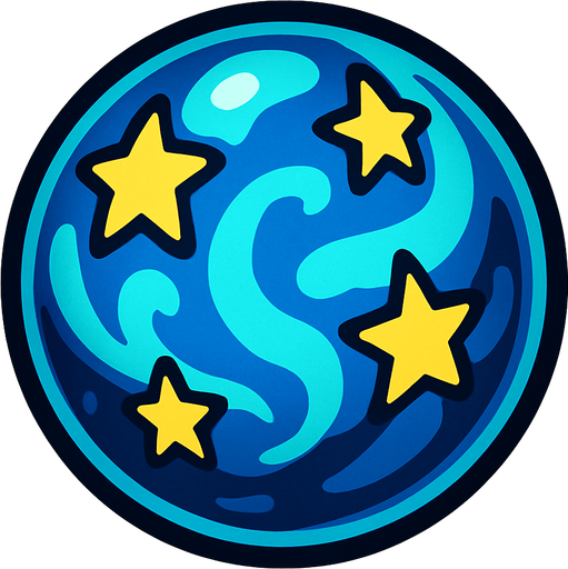 magic ball.
In-Game asset.  2d.  High contrast.  No shadows