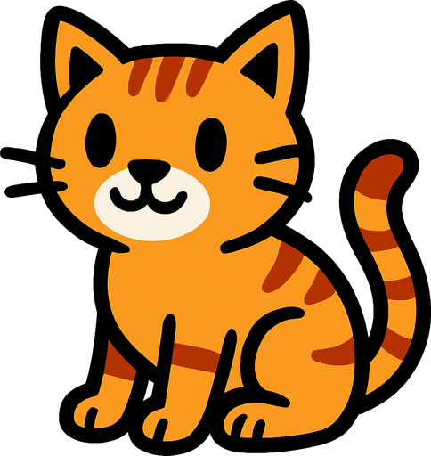 Gato.
In-Game asset.  2d.  High contrast.  No shadows