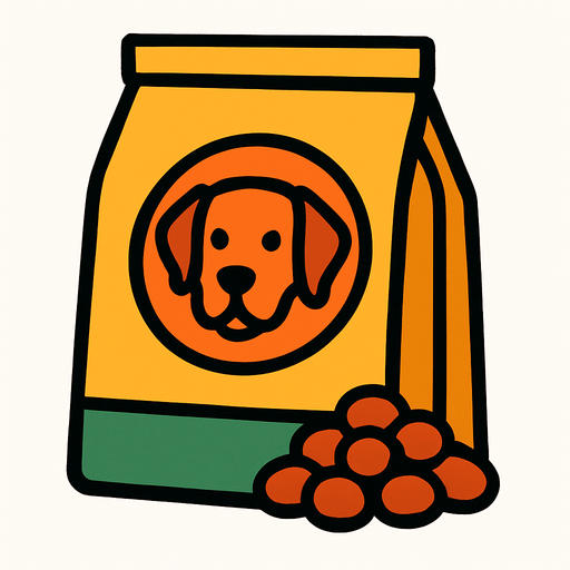 Dog food.
In-Game asset.  2d.  High contrast.  No shadows