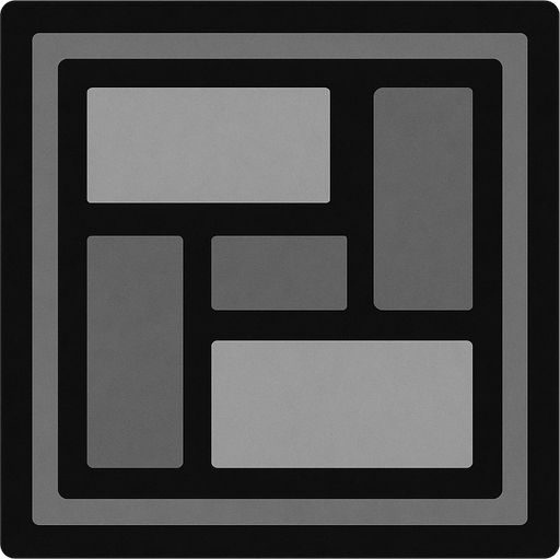 gray block.
In-Game asset.  2d.  High contrast.  No shadows