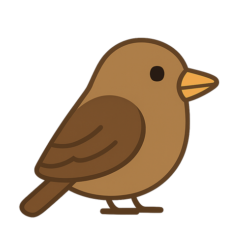 Make a bird
. No background. Transparent background. Blank background. No shadows. 2d. In-Game asset. flat