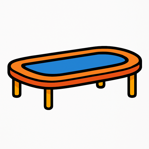 trampoline 200x20.
In-Game asset.  2d.  High contrast.  No shadows